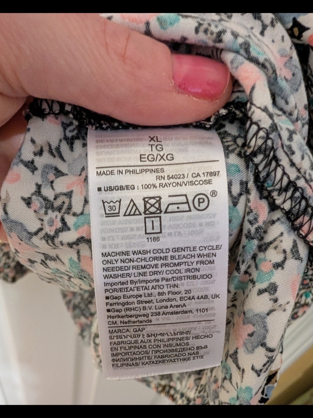 GAP Ditsy Floral Sleeveless Mini Dress - Picture 6 of 6